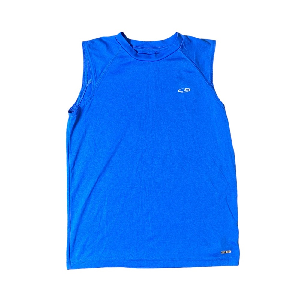 Champion Dri fit Boys Blue Athletic‎ Sleeveless Crew-neck Size Medium 8-10